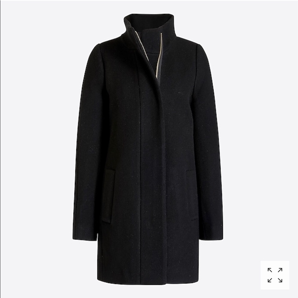 NWT J Crew Black City Coat